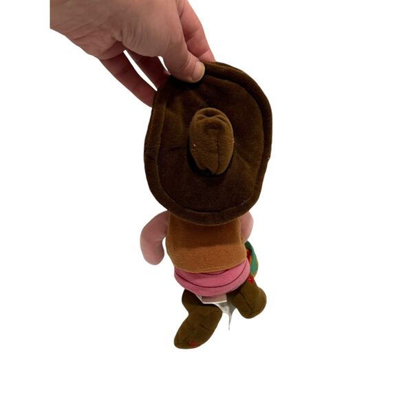 Disney Mouseketoys Winnie The Pooh Cowboy Sheriff Piglet Bean Bag Stuffed Plush - Picture 5 of 9